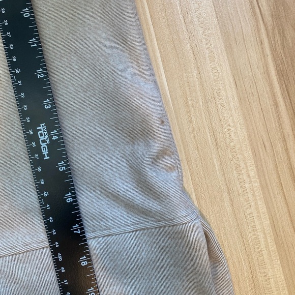 RBX Active Women's Quilted Oatmeal Beige Cowl Neck Large Pullover Tunic Small ? - Picture 9 of 9